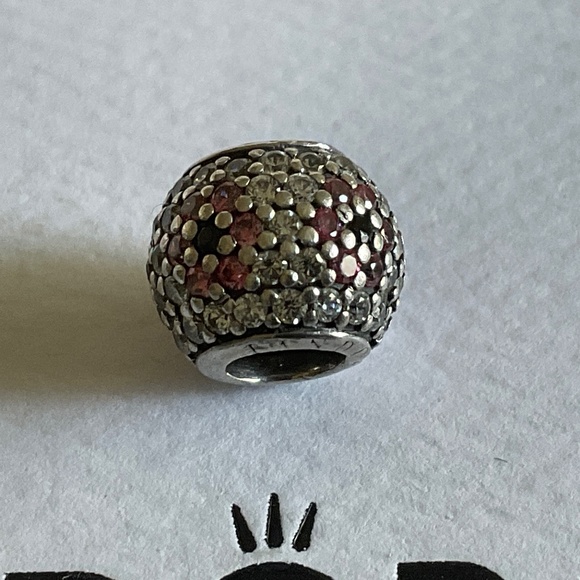 Pandora Pink and Silver Charm Bracelet - Picture 3 of 8